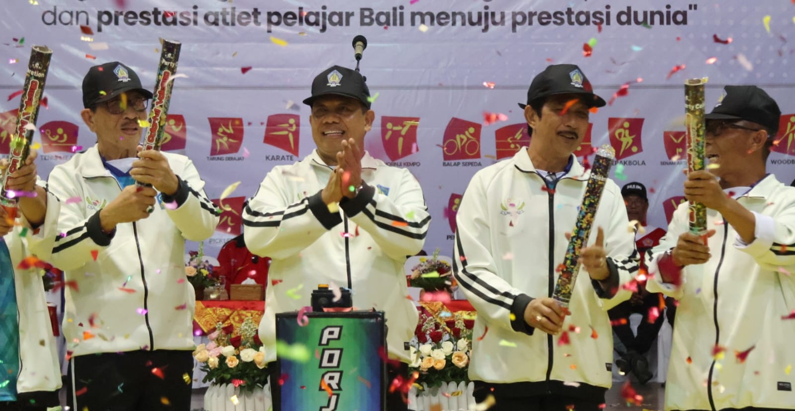 Buka Porjar Provinsi Bali Tahun 2024, Pj. Mahendra Jaya Harap Lahir Calon Atlet Pelajar dan Bibit Unggul Olahragawan