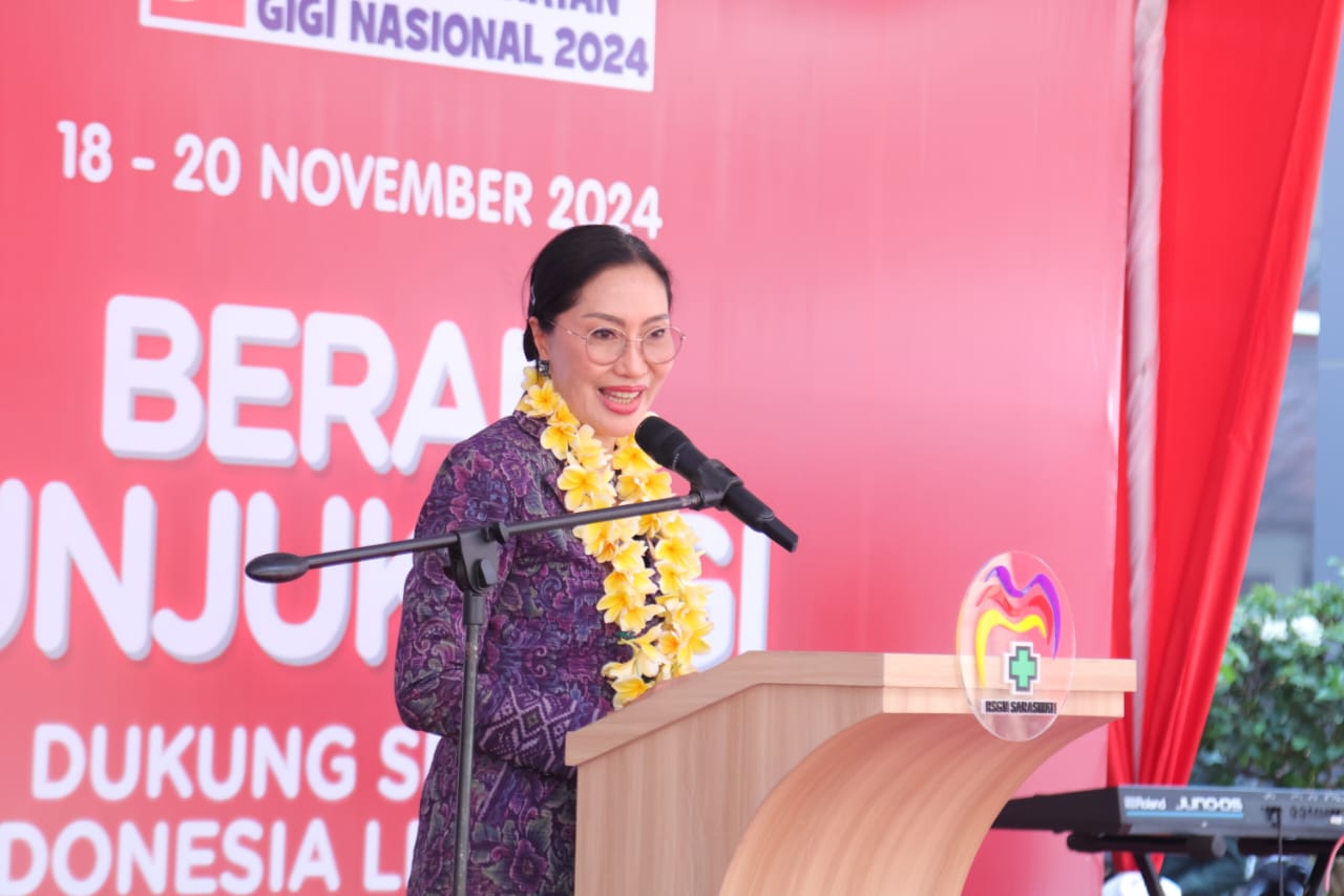Hadiri Peringatan BKGN Tahun 2024, Pj. Ketua TP PKK Bali Harapkan Kesehatan Gigi dan Mulut Ditanamkan Sejak Dini di Tengah Masyarakat