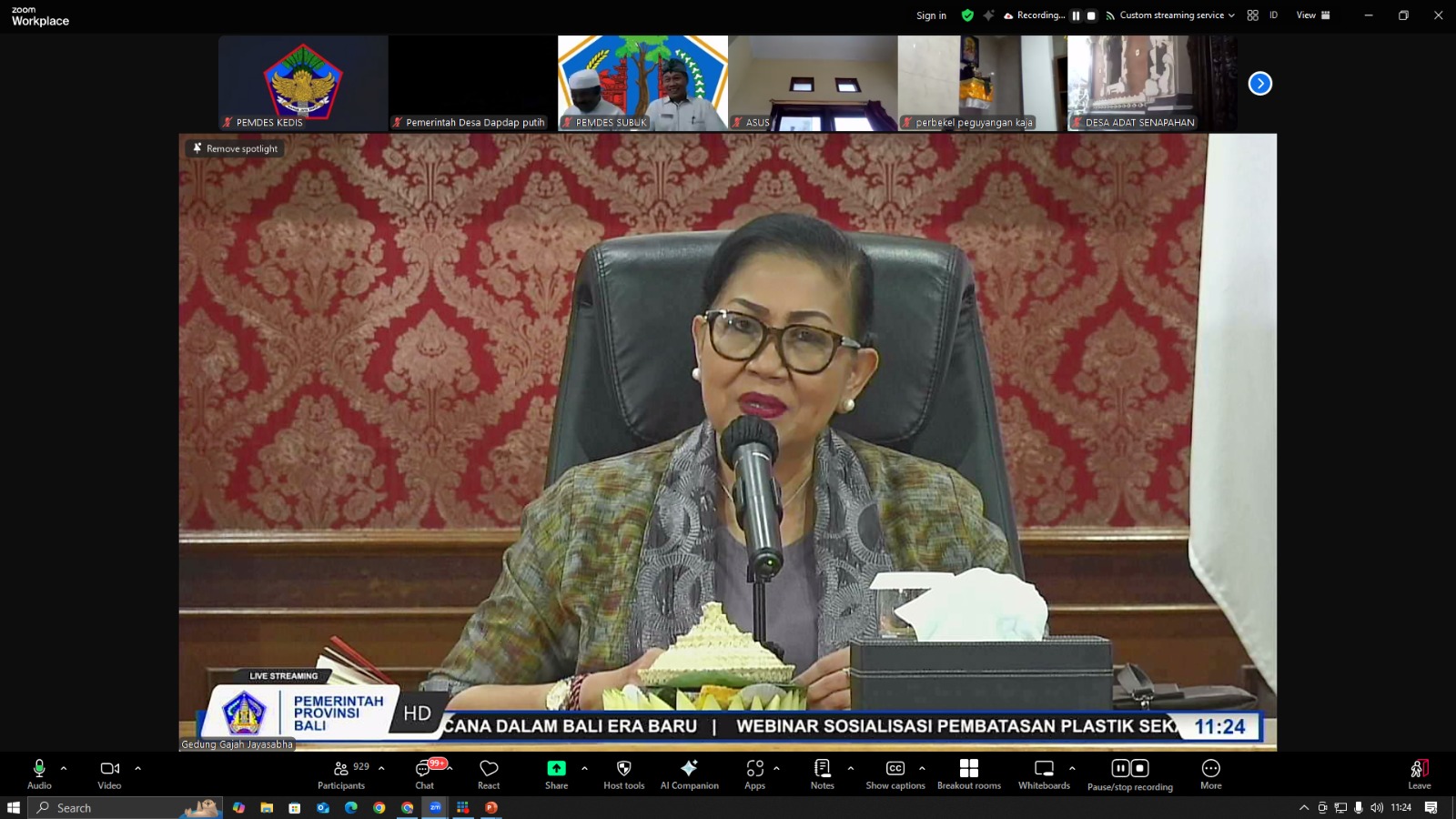 Duta PSBS PADAS, Ibu Putri Koster, Minta Pola Angkut Sampah Dihentikan