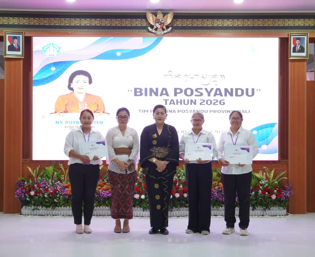 Ny. Putri Koster Tutup Bina Posyandu 2026, Tekankan Kader Jadi Ujung Tombak Layanan Masyarakat