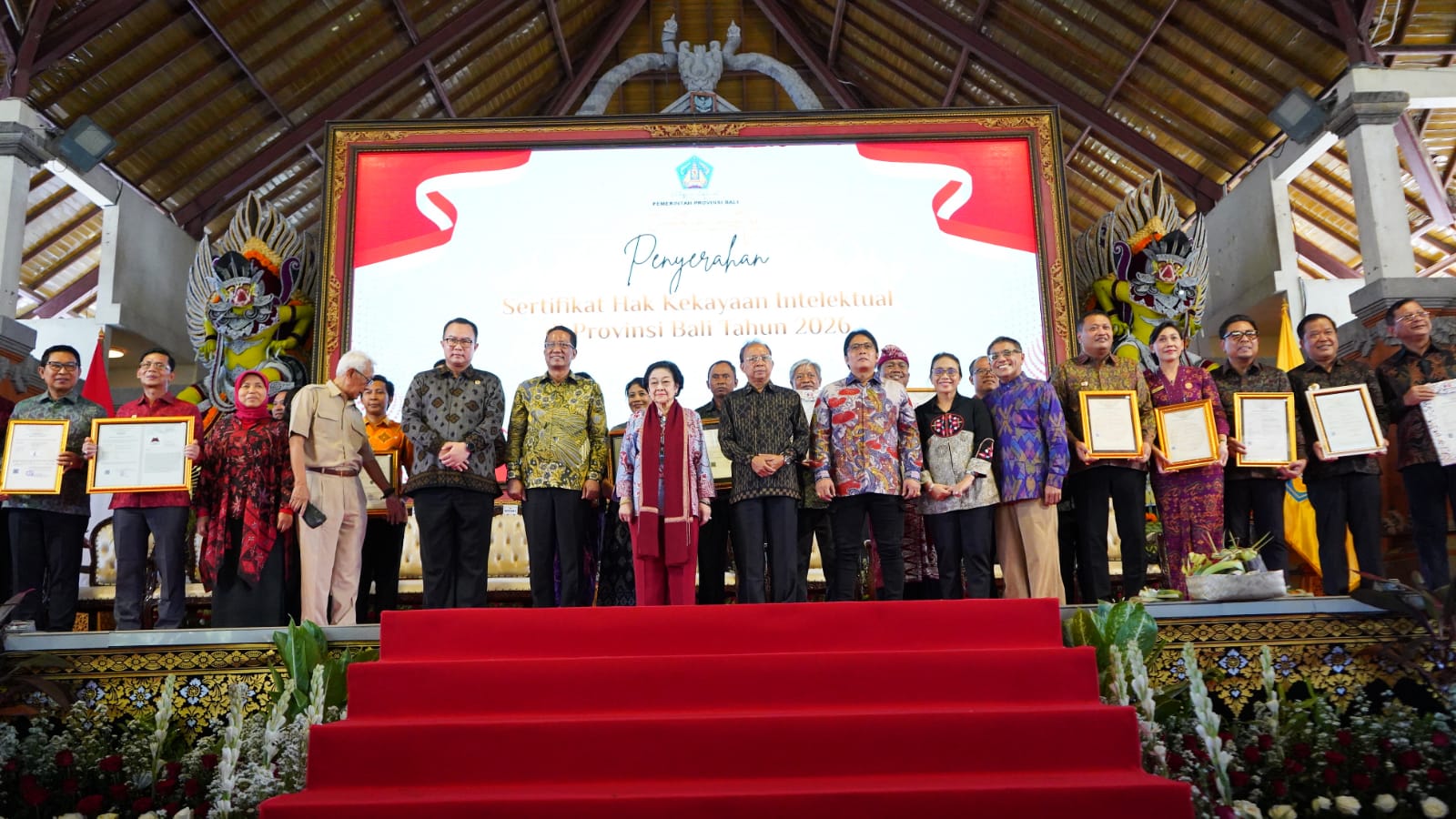 Dampingi Presiden Kelima RI, Gubernur Koster Kawal Lompatan HKI Bali, Dorong Perlindungan Karya dan Martabat Budaya Pulau Dewata