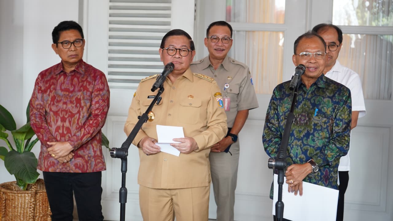 Bertemu Pramono Anung, Gubernur Koster Jajaki Penerbitan Obligasi Daerah