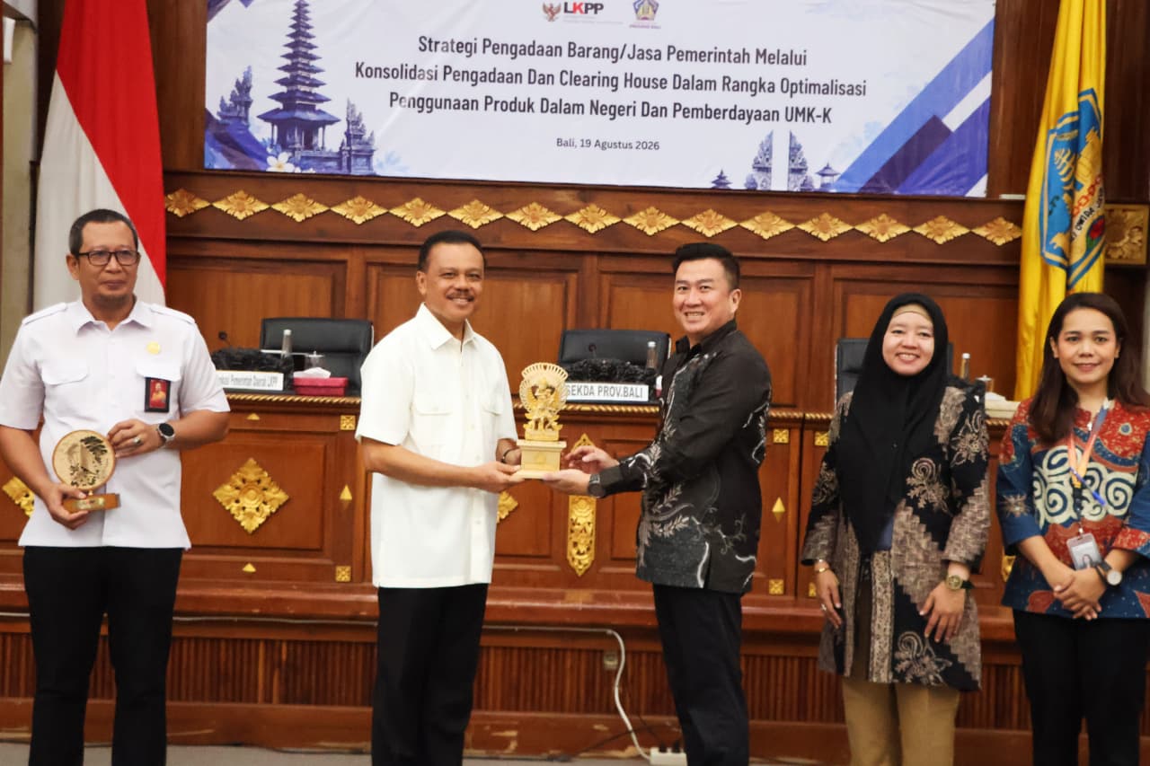 Lebih Efisien, Pemprov Bali Dorong Konsolidasi Pengadaan Barang dan Jasa melalui Tata Kelola Akuntabel dan Transparan