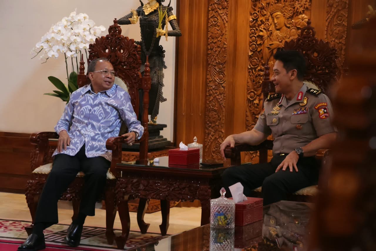 Gubernur Koster Terima Pamit Daniel Adityajaya, Apresiasi Soliditas Pemprov Bali dan Polda Bali