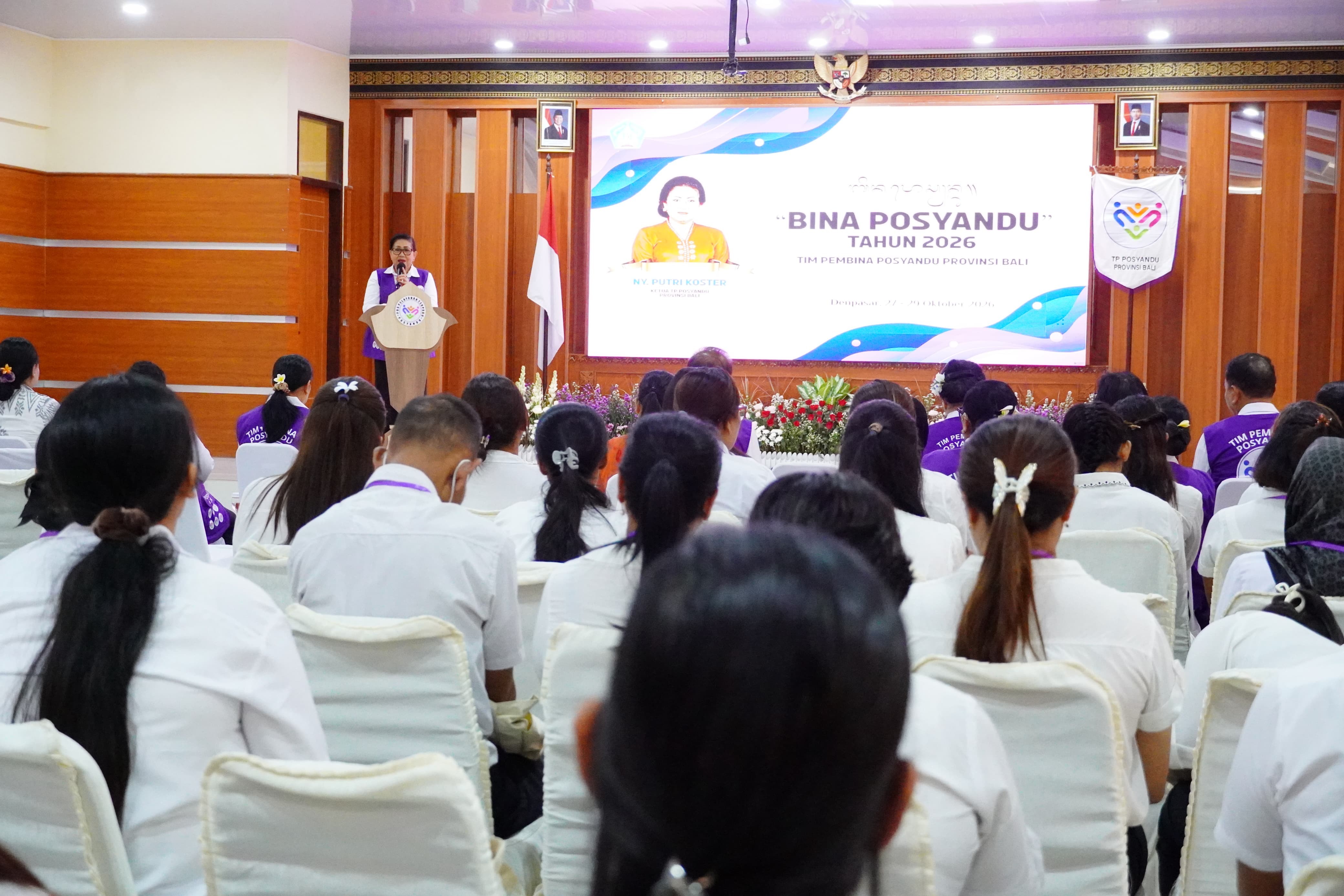 Putri Koster Dorong Penguatan Kompetensi Kader Posyandu untuk Dukung Enam Bidang SPM