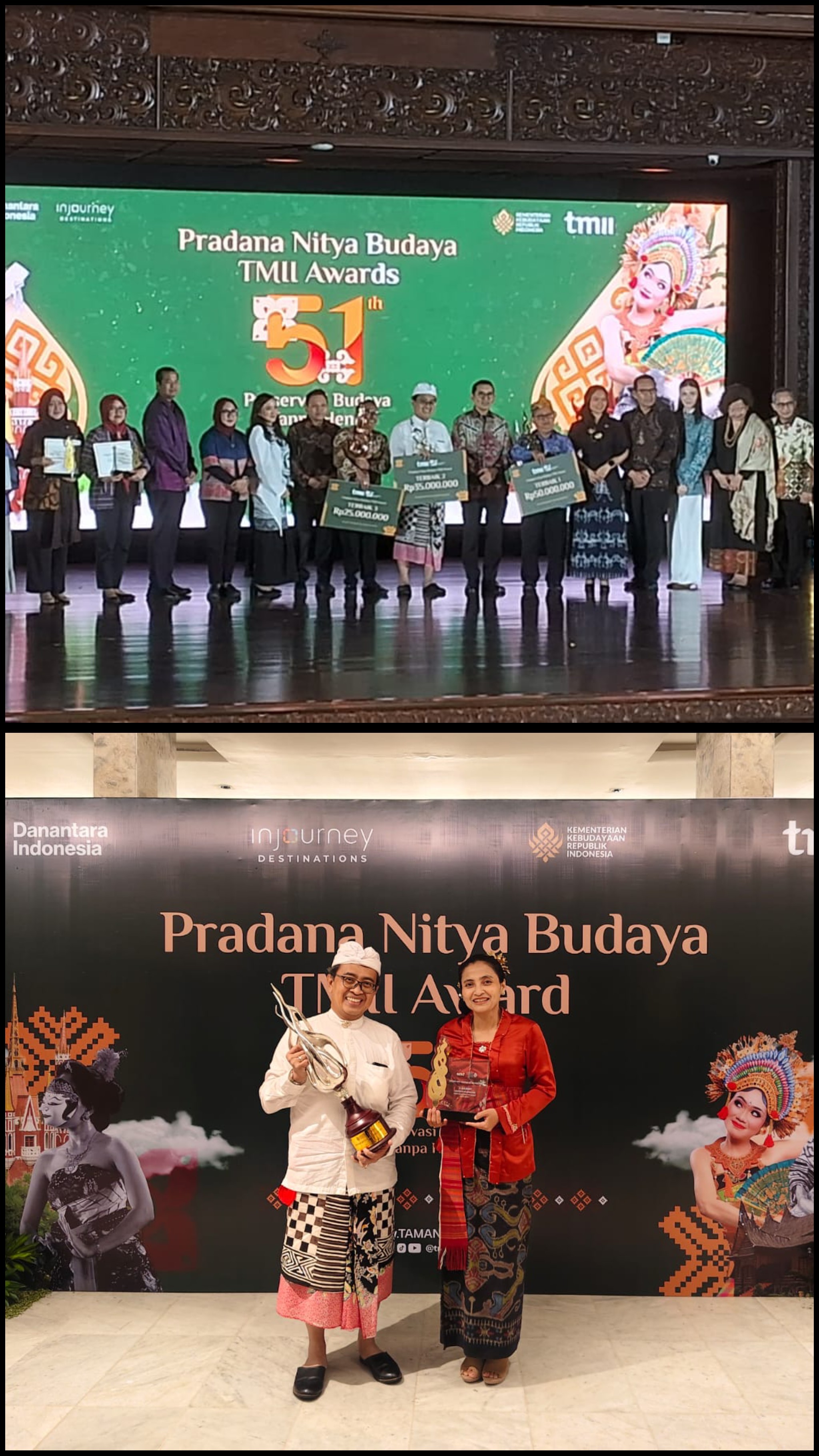 Raih Juara II Anjungan Terbaik - Pradana Nitya Budaya Award TMII