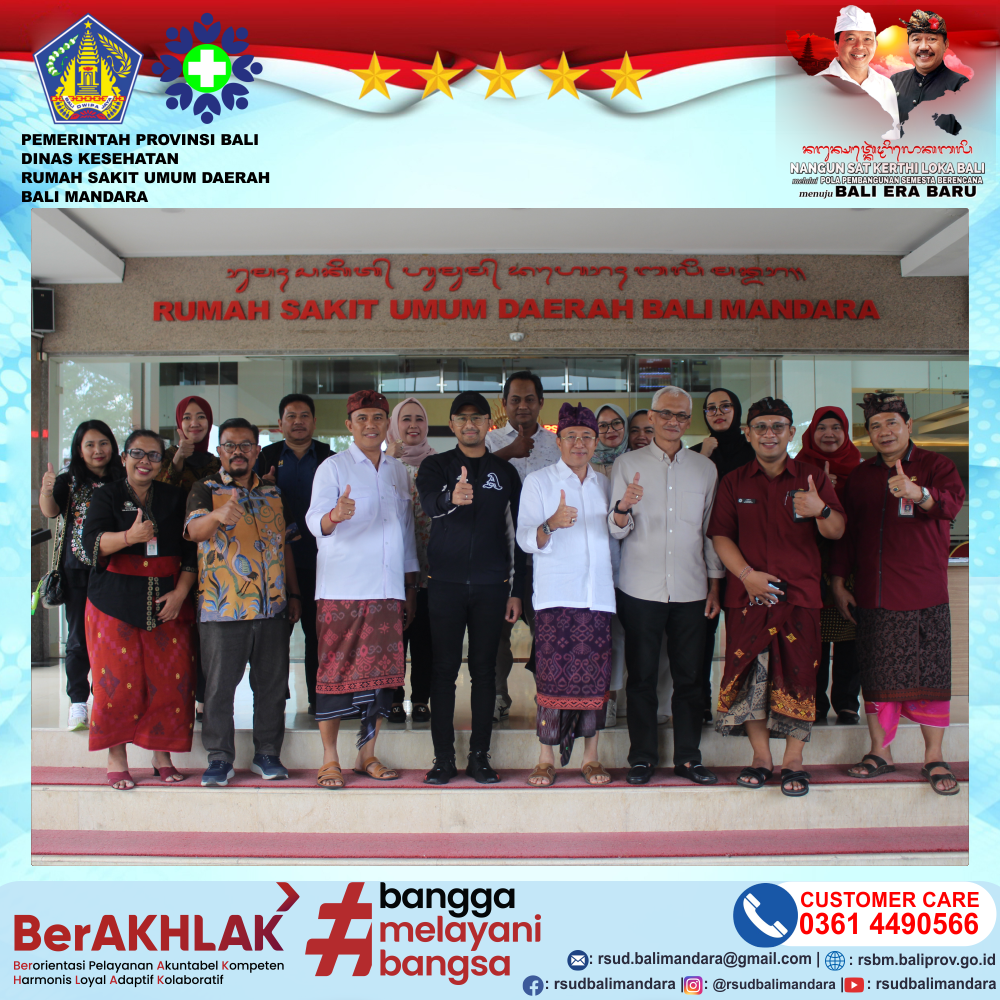 KUNJUNGAN KERJA PEMERINTAH DAN DINAS KESEHATAN BANDUNG BARAT KE RSUD BALI MANDARA
