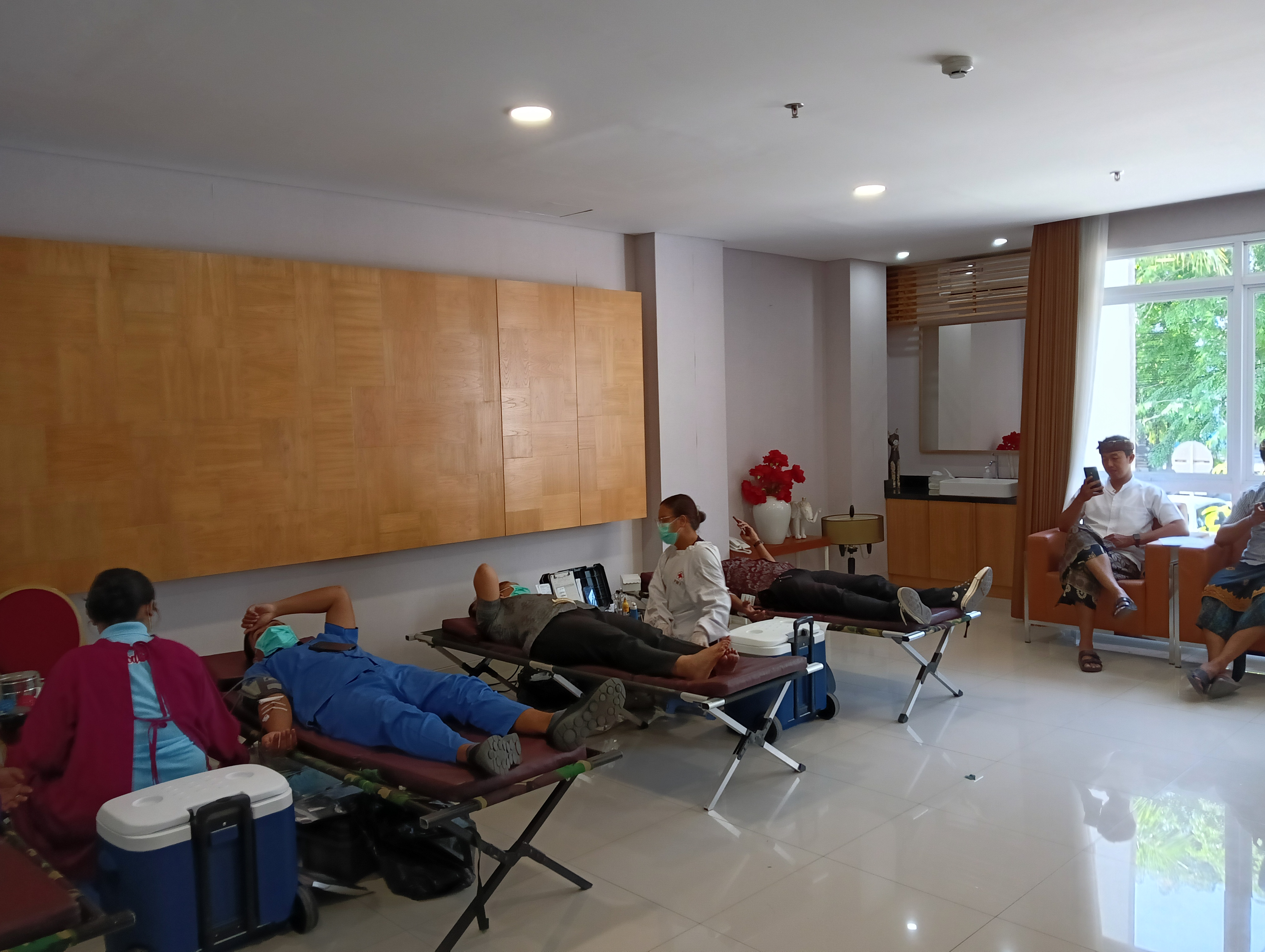 Kegiatan Donor Darah Bersama PMI Provinsi Bali Dalam Rangka HUT RSUD Bali Mandara ke-7