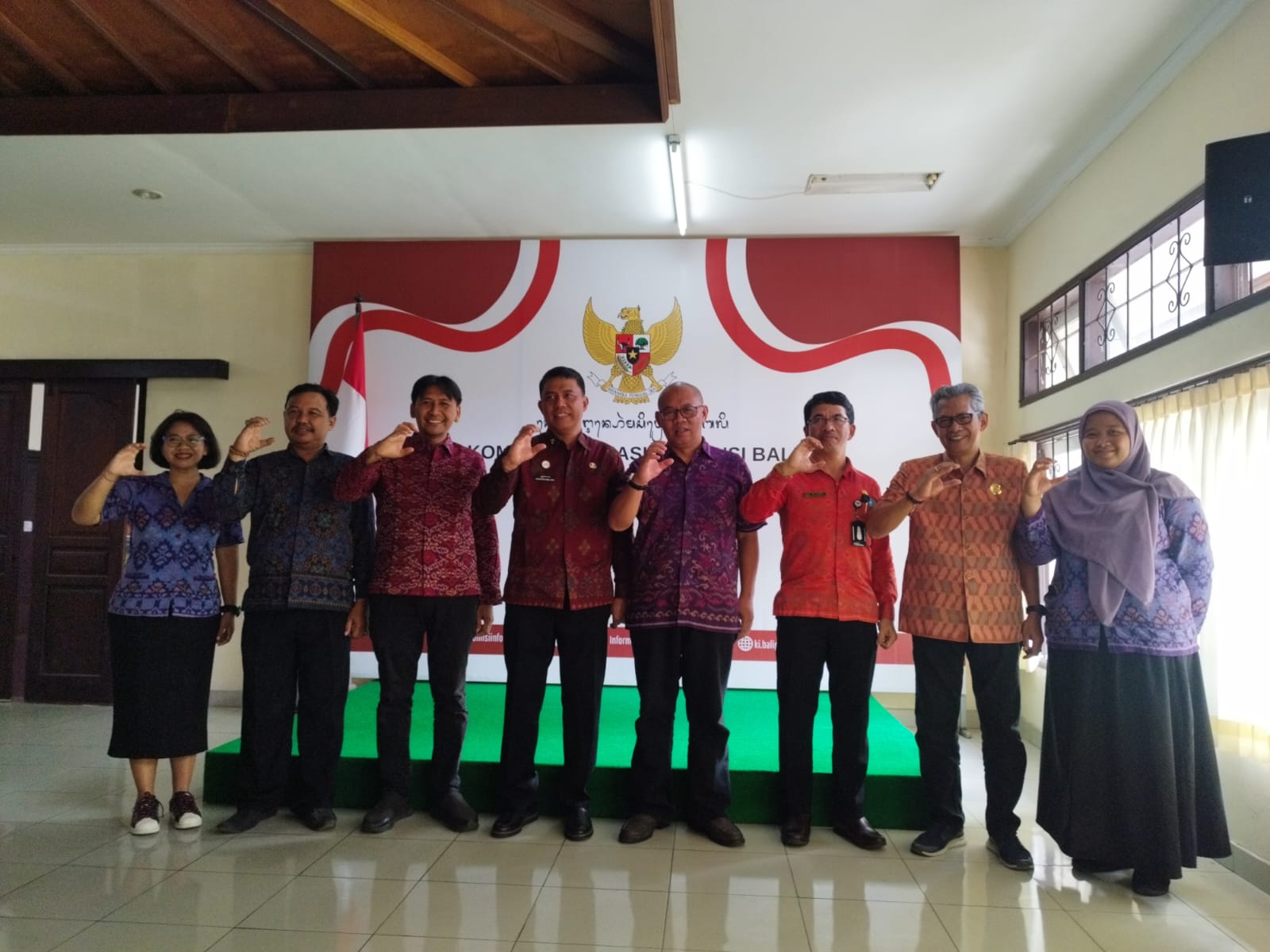 Direktur RSUD Bali Mandara Menjalani Proses Penilaian Monitoring dan Evaluasi Keterbukaan Informasi Publik (KIP) di Kantor Komisi Informasi Publik Provinsi Bali