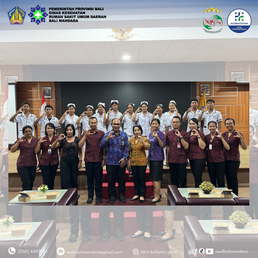 Kunjungan Industri SMK Negeri 1 Tembuku Bangli di RSUD Bali Mandara