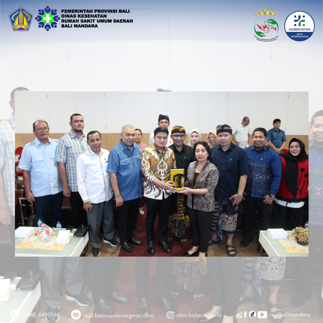 Kunjungan Kerja Komisi E DPRD Provinsi Sumatera Utara terkait Standar Layanan Kesehatan yang diterapkan di RSUD Bali Mandara serta pembangunan gedung SPECT CT di RSUD Bali Mandara.