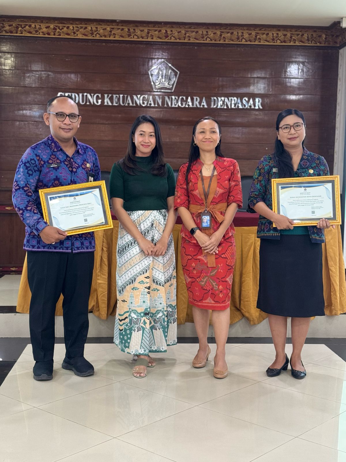Telah terlaksana kegiatan Bakti Sosial di Gedung Keuangan Negara Denpasar yang bekerja sama dengan Kementerian Keuangan, Dinas Kesehatan Kota Denpasar dan 5 Puskesmas di Kota Denpasar