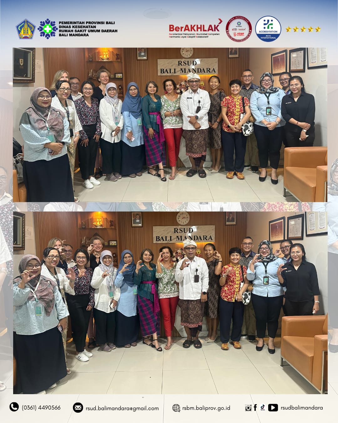 RSUD BALI MANDARA MENERIMA KUNJUNGAN DARI GLOBAL SKILLS PAERTNERSHIP JERMAN
