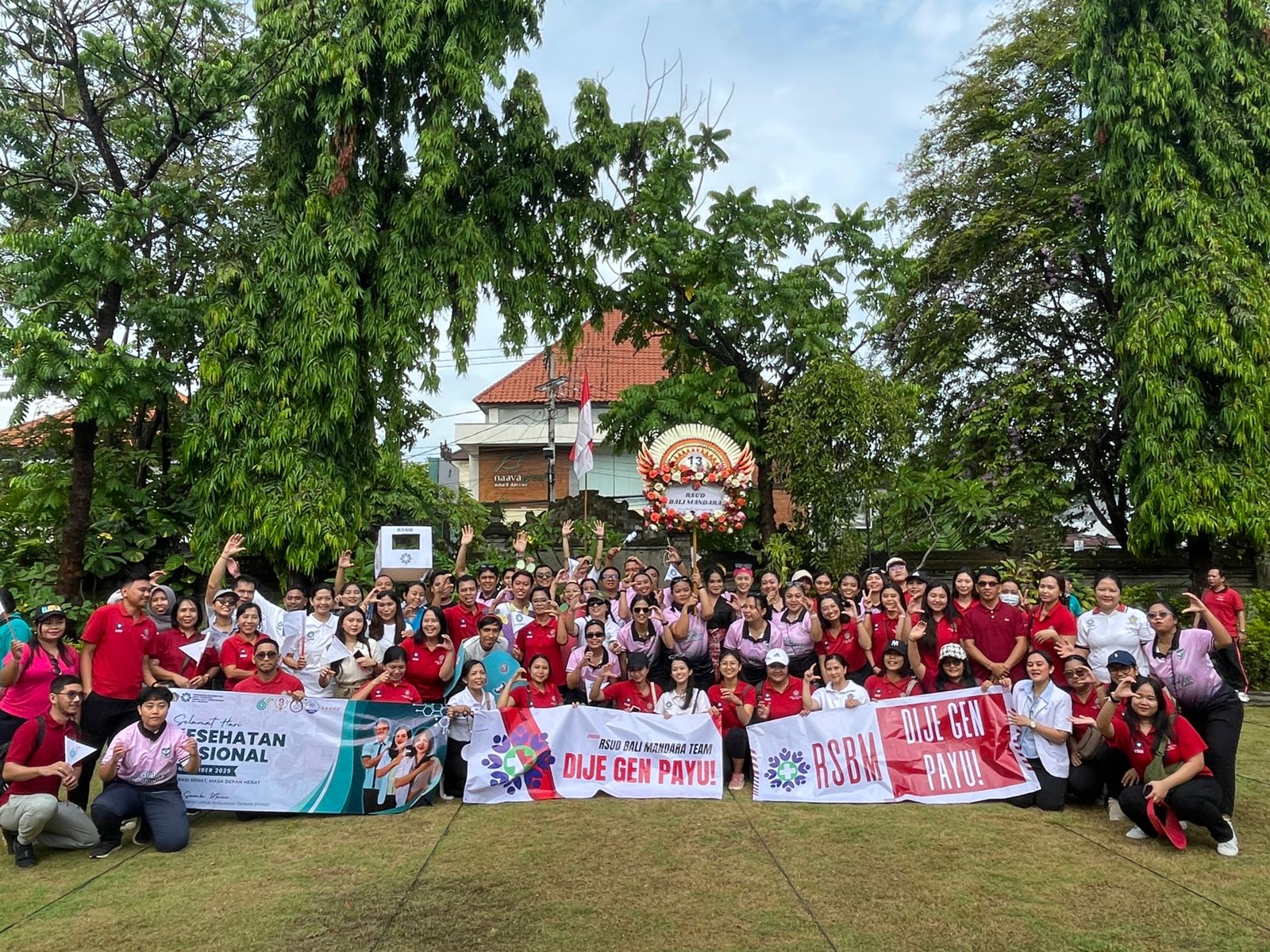 RSUD BALI MANDARA MERIAHKAN HARI KESEHATAN NASIONAL 2025 DI DINAS KESEHATAN PROVINSI BALI