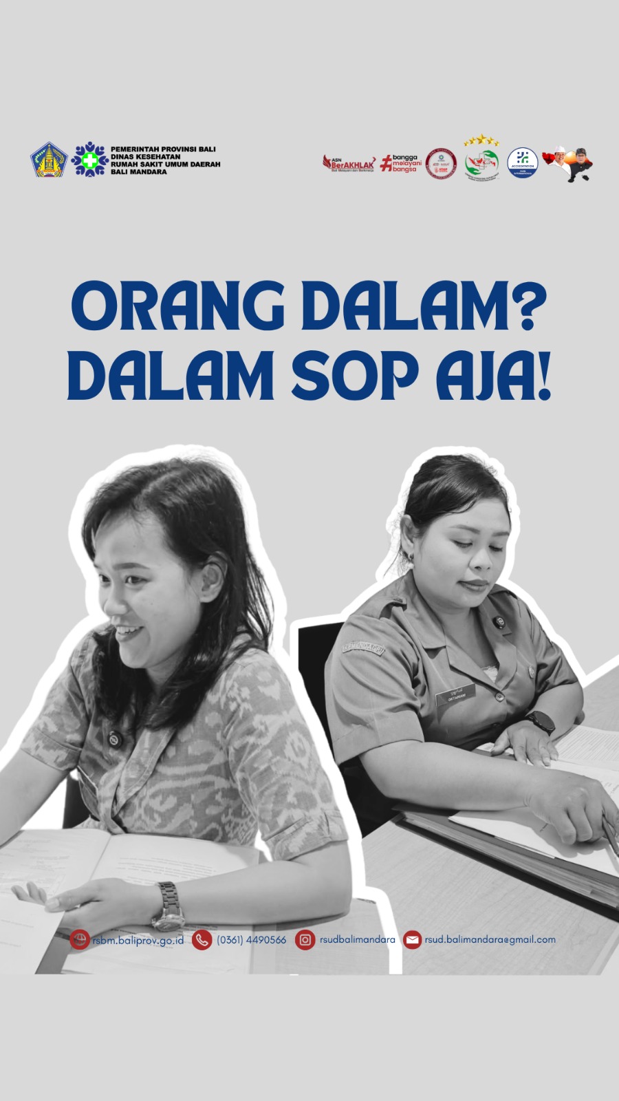 Proses Pengadaan Pada RSUD Bali Mandara Dilaksanakan Dengan Menjunjung Tinggi Prinsip Integritas, Transparansi, Akuntabilitas, Dan Profesionalisme.