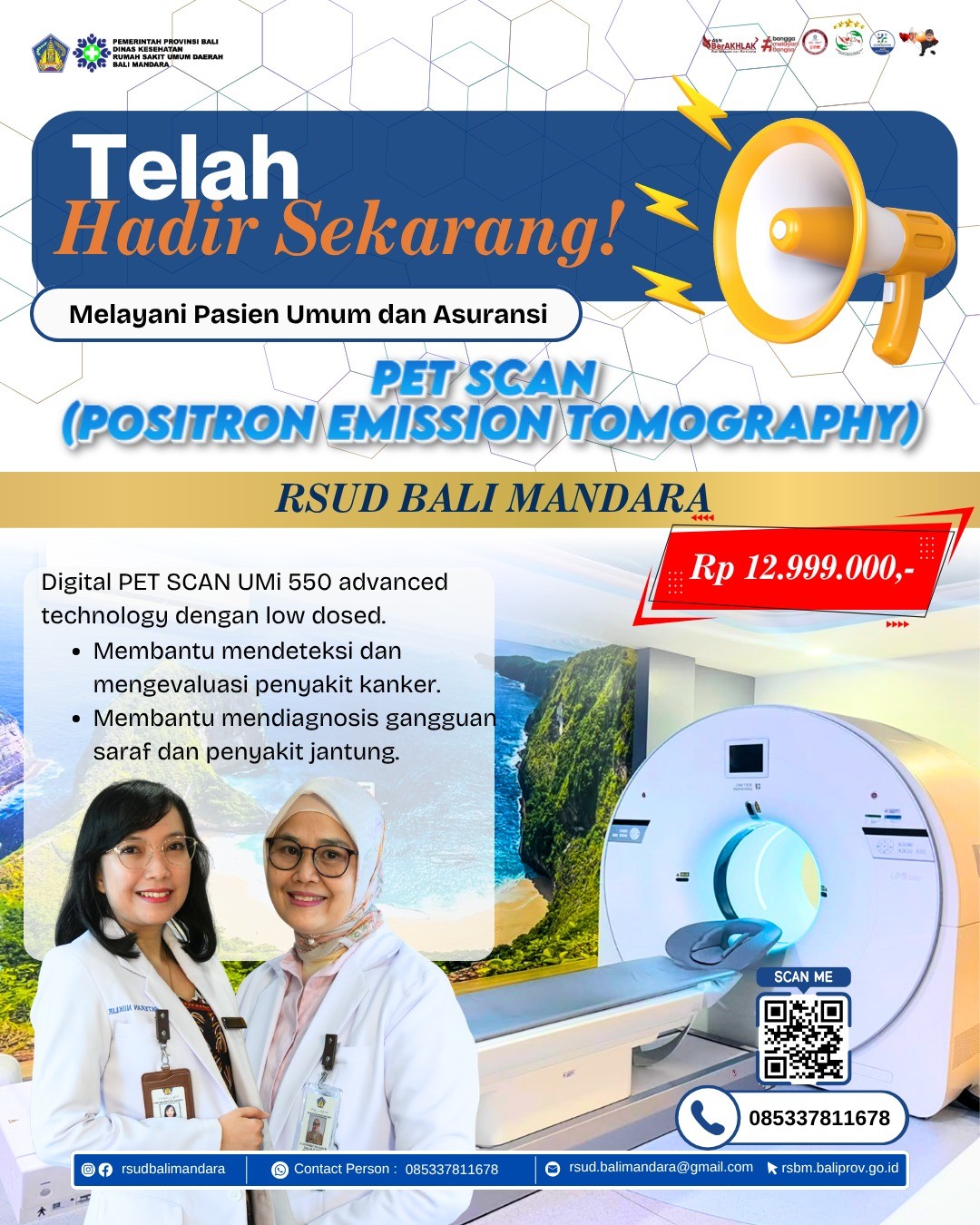 Layanan PET Scan RSUD Bali Mandara