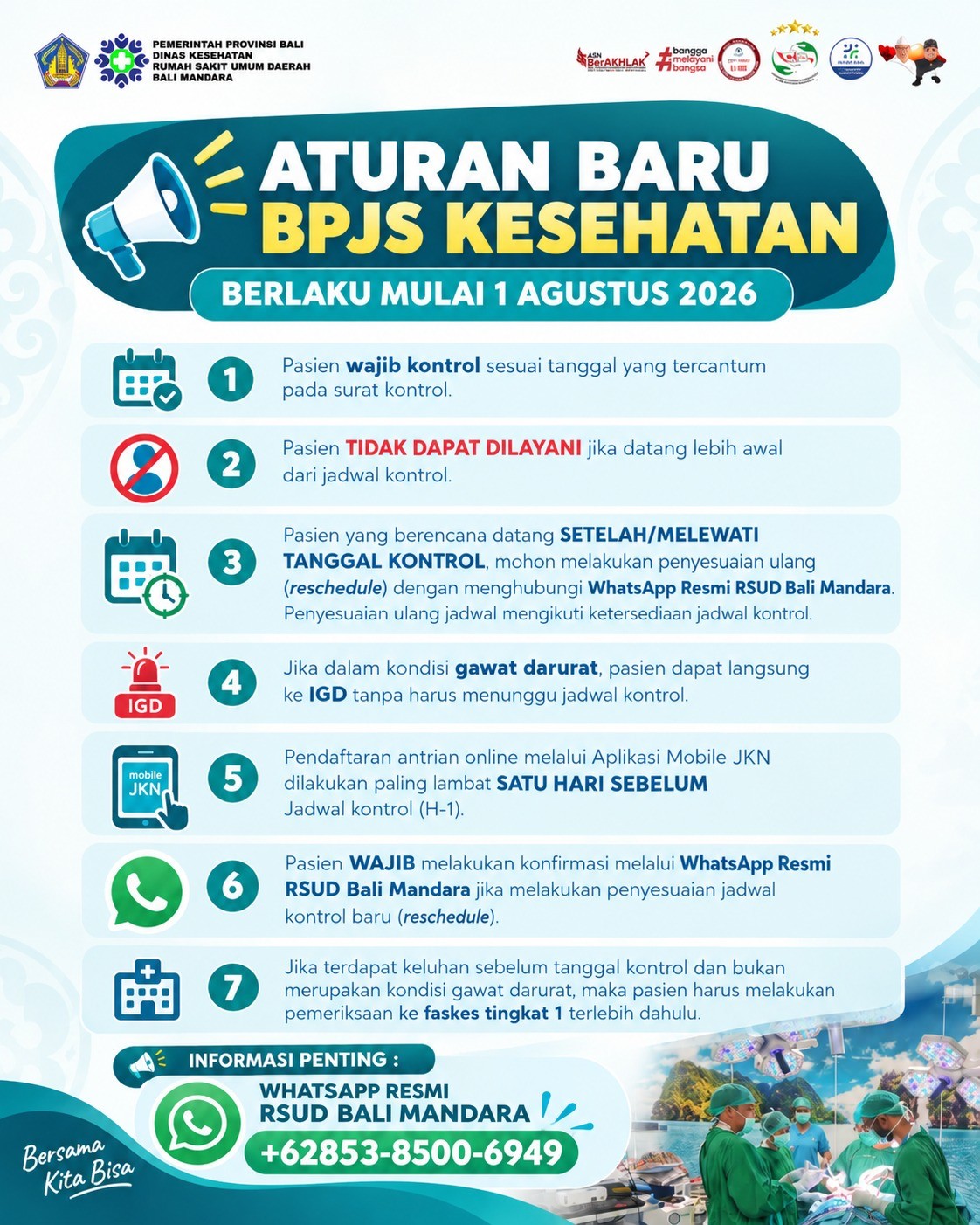 INFORMASI PENTING BAGI PESERTA BPJS KESEHATAN!
