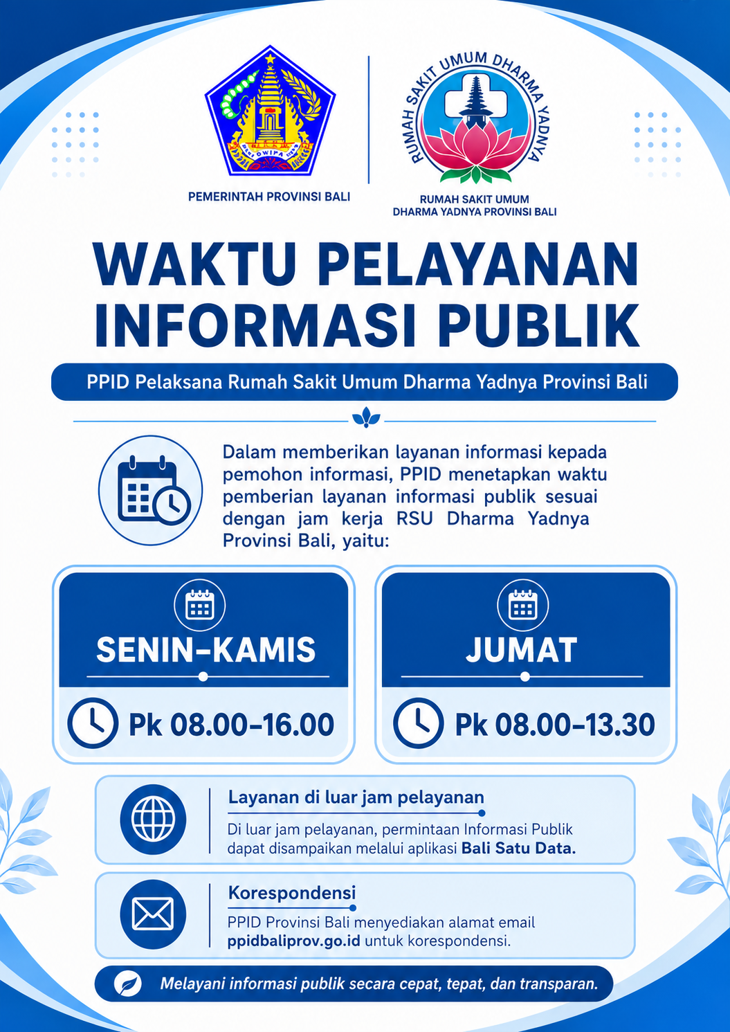 WAKTU LAYANAN PPID