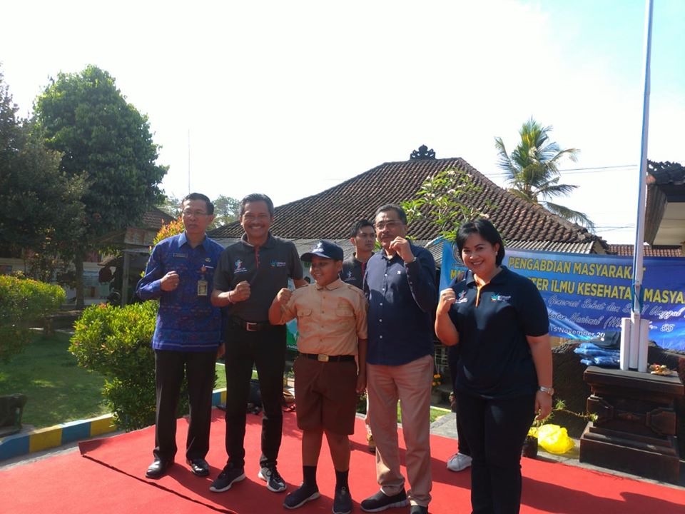 Pembukaan dan Penyerahan Tanaman Obat (toga) di SD N 1 Banjar Anyar Kediri Tabanan