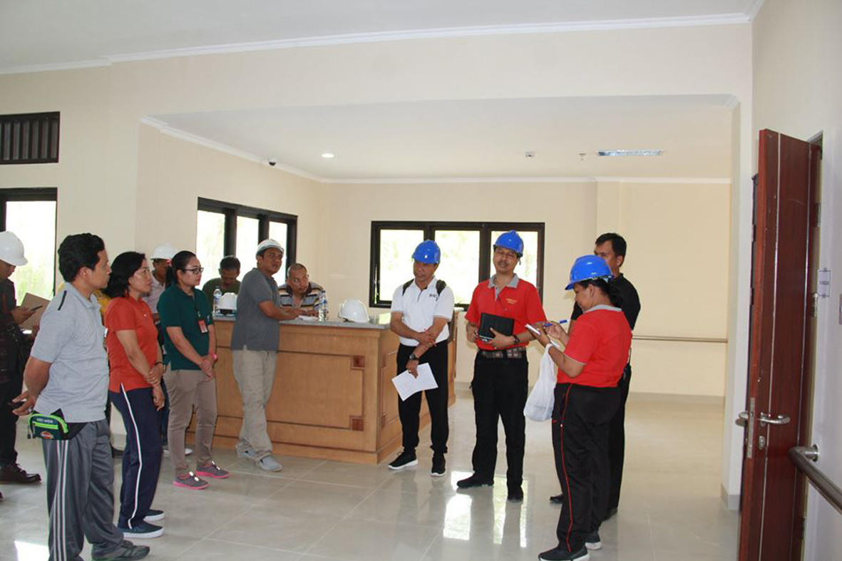Tim Internal Melaksanakan Cek Fisik Gedung Baru Rehabilitasi Napza dan Gedung Geriatri