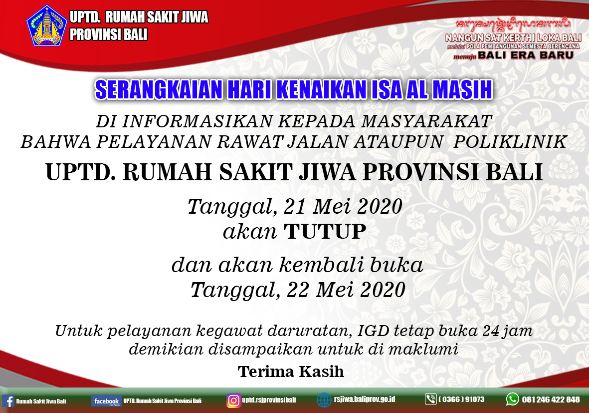 Serangkaian Hari Kenaikan Isa Al Masih
