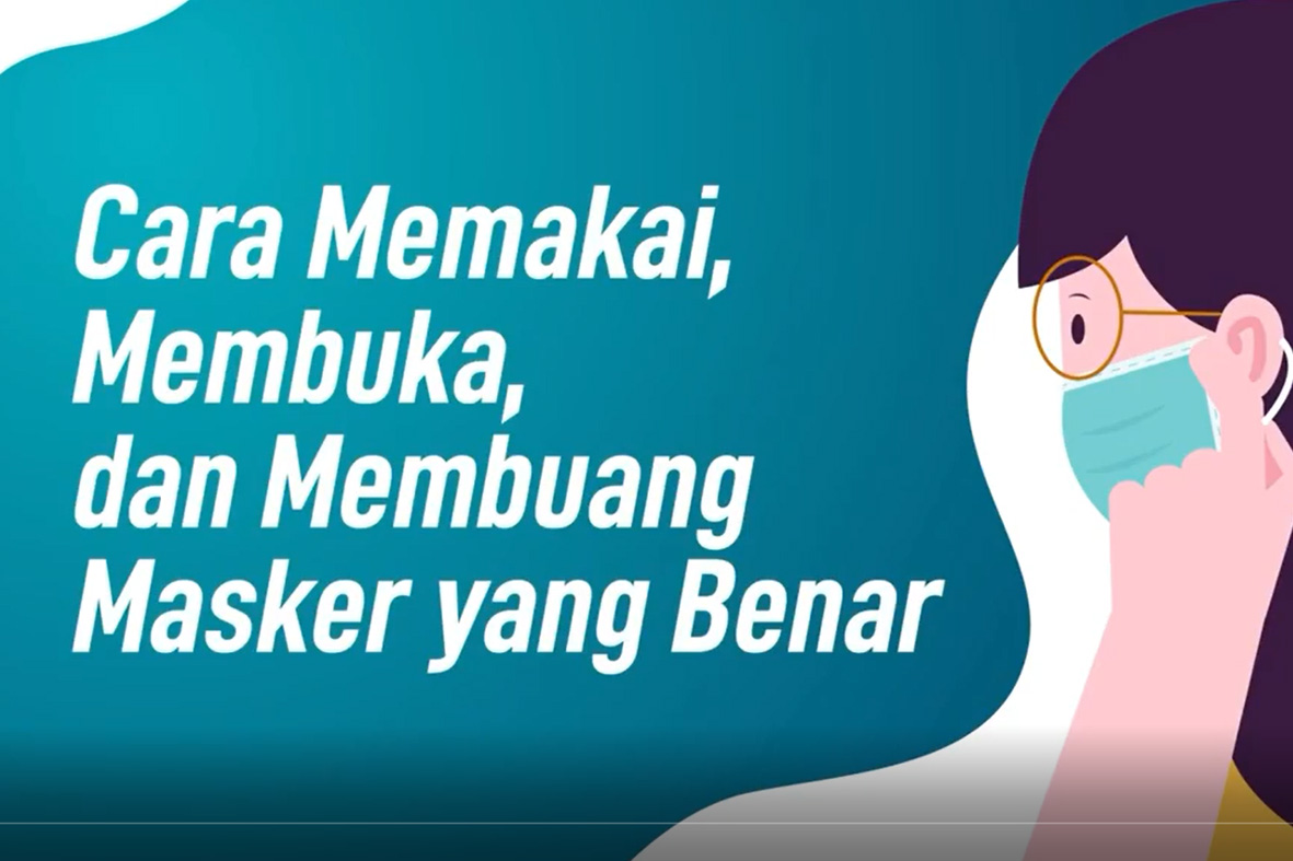 Membuka, dan Membuang Masker yang benar