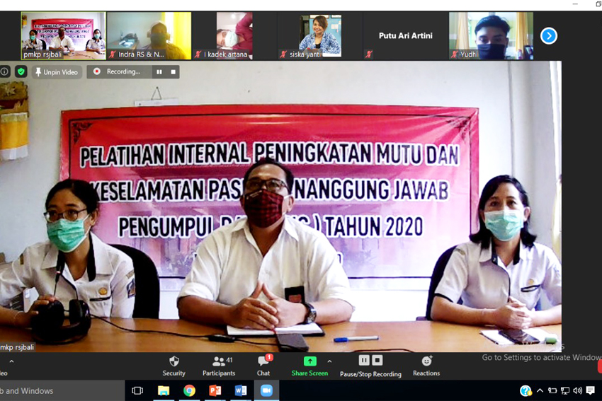 Komite PMKP melaksanakan pelatihan untuk para PIC