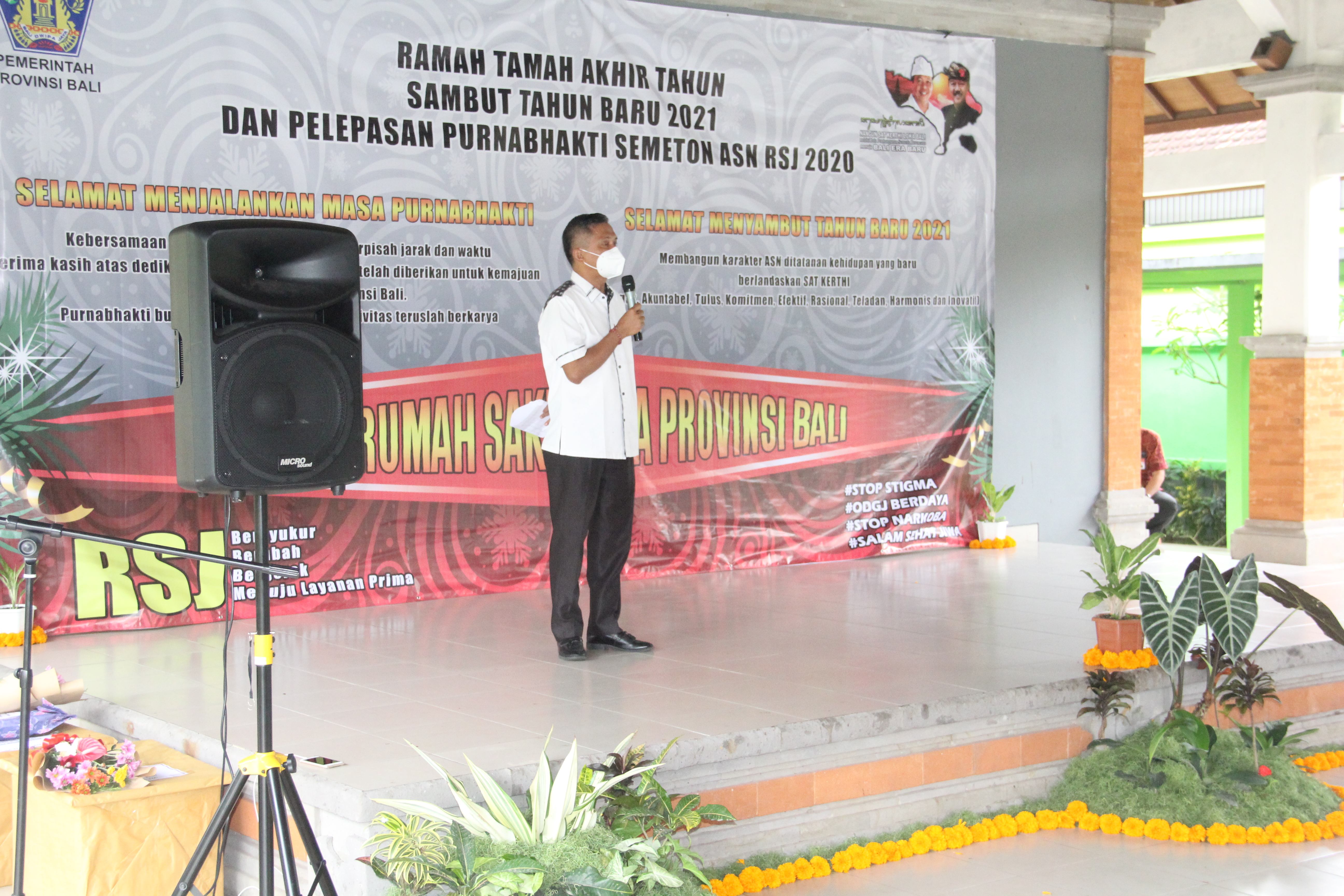 Acara Ramah Tamah dalam rangka menyambut Tahun Baru 2021 dan Pelepasan Purnabakti di tahun 2020