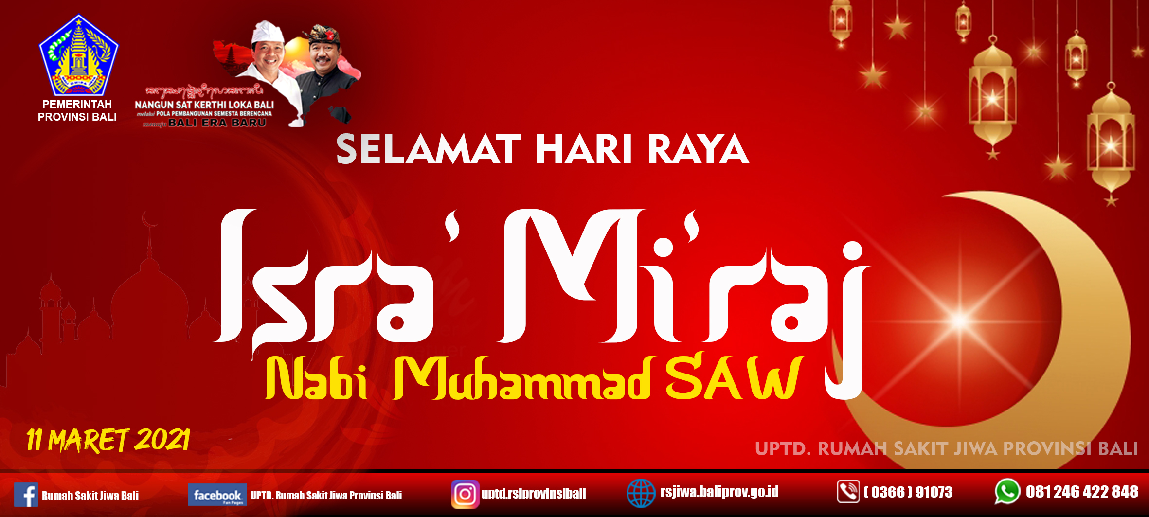 Selamat Hari Raya Isra Miraj Nabi Muhammad SAW