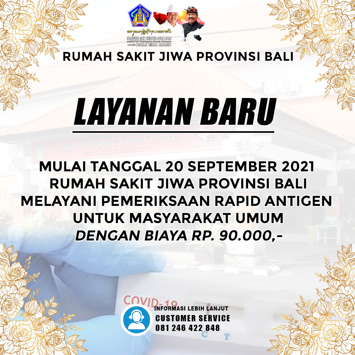 Layanan Baru Pemeriksaan Rapid Antigen