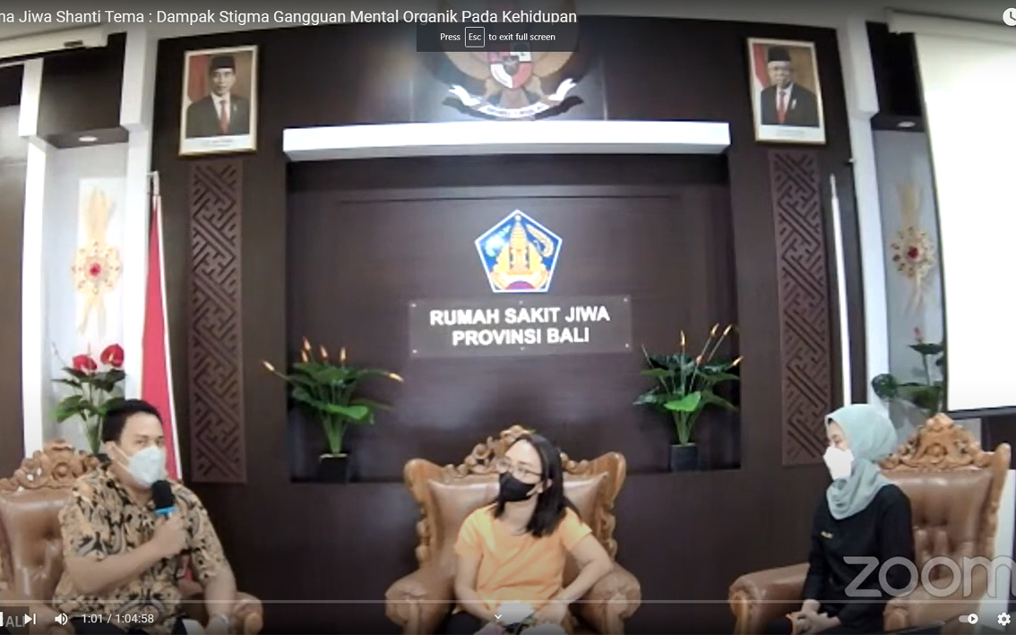 Live Gema Jiwa Shanti Tema : Dampak Stigma Gangguan Mental Organik Pada Kehidupan