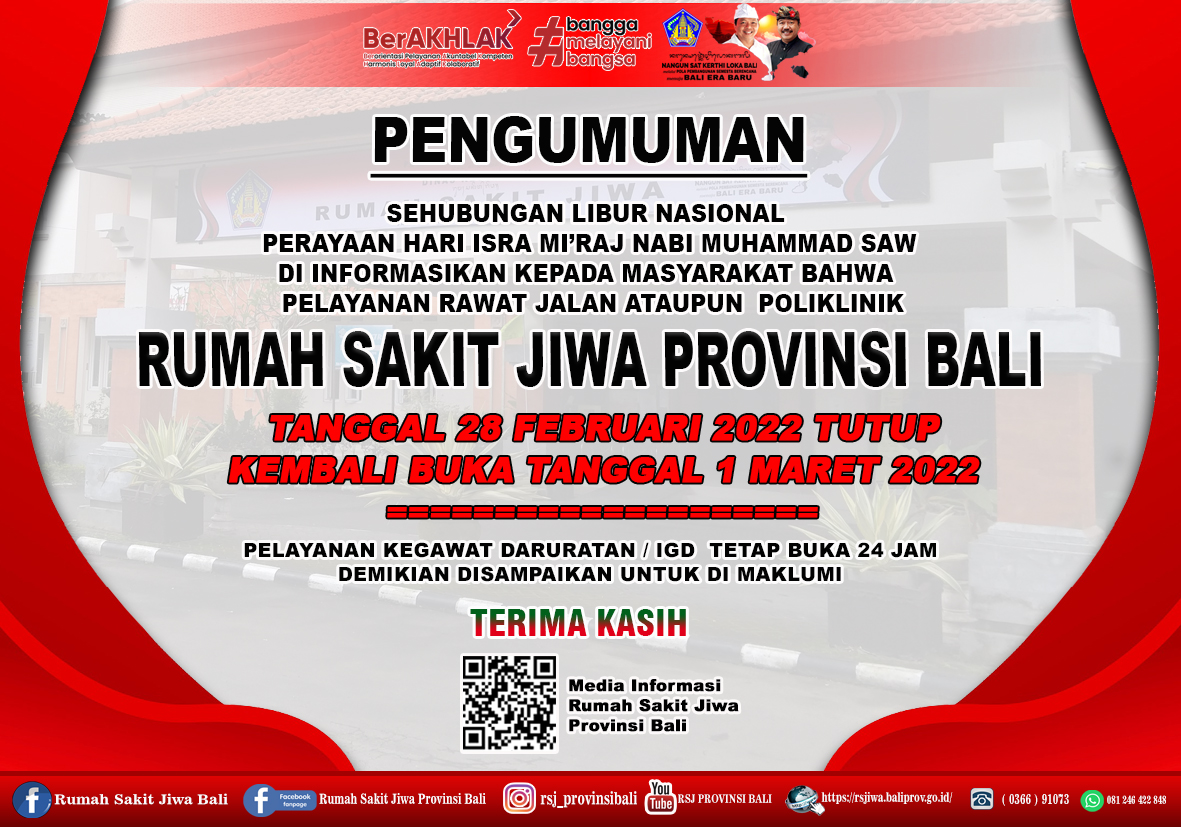 Pengumuman Serangkaian Libur Nasional