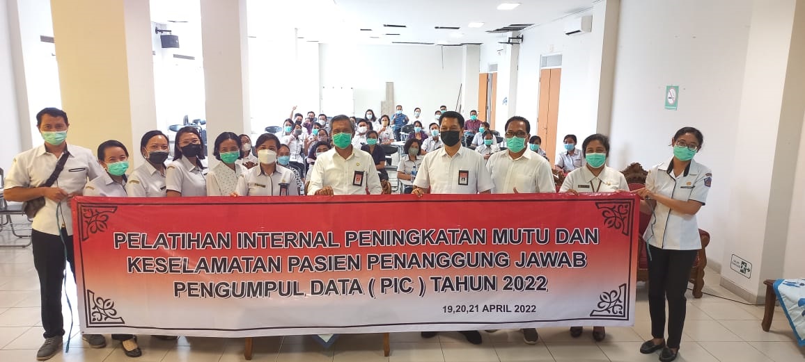 Pelatihan PIC Peningkatan Mutu dan Keselamatan Pasien di lingkup Rumah Sakit Jiwa Provinsi Bali
