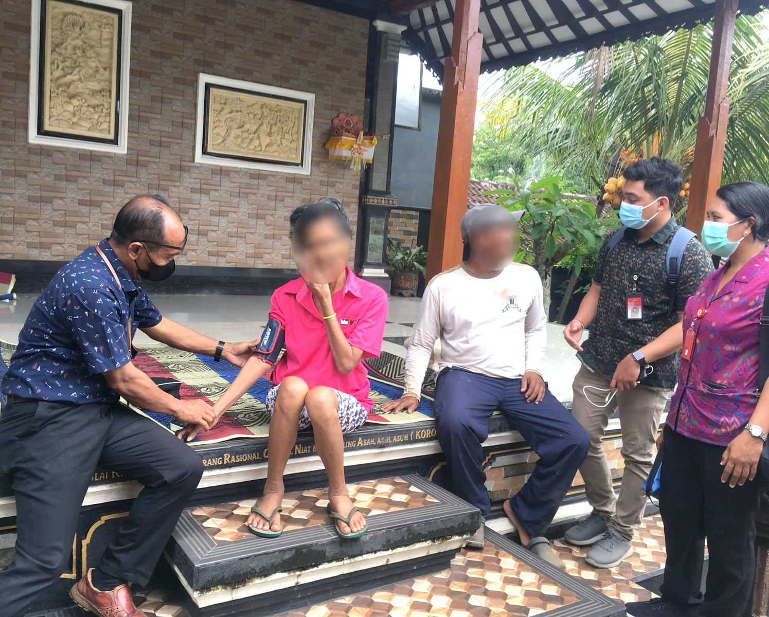 Kunjungn rumah pada beberapa  pasien ODGJ