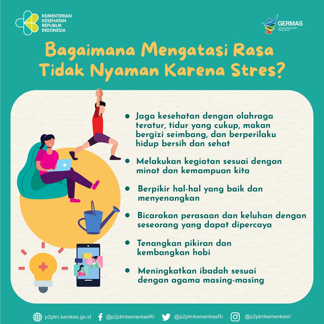 Bagaimana mengatasi rasa tidak nyaman karena Stres?