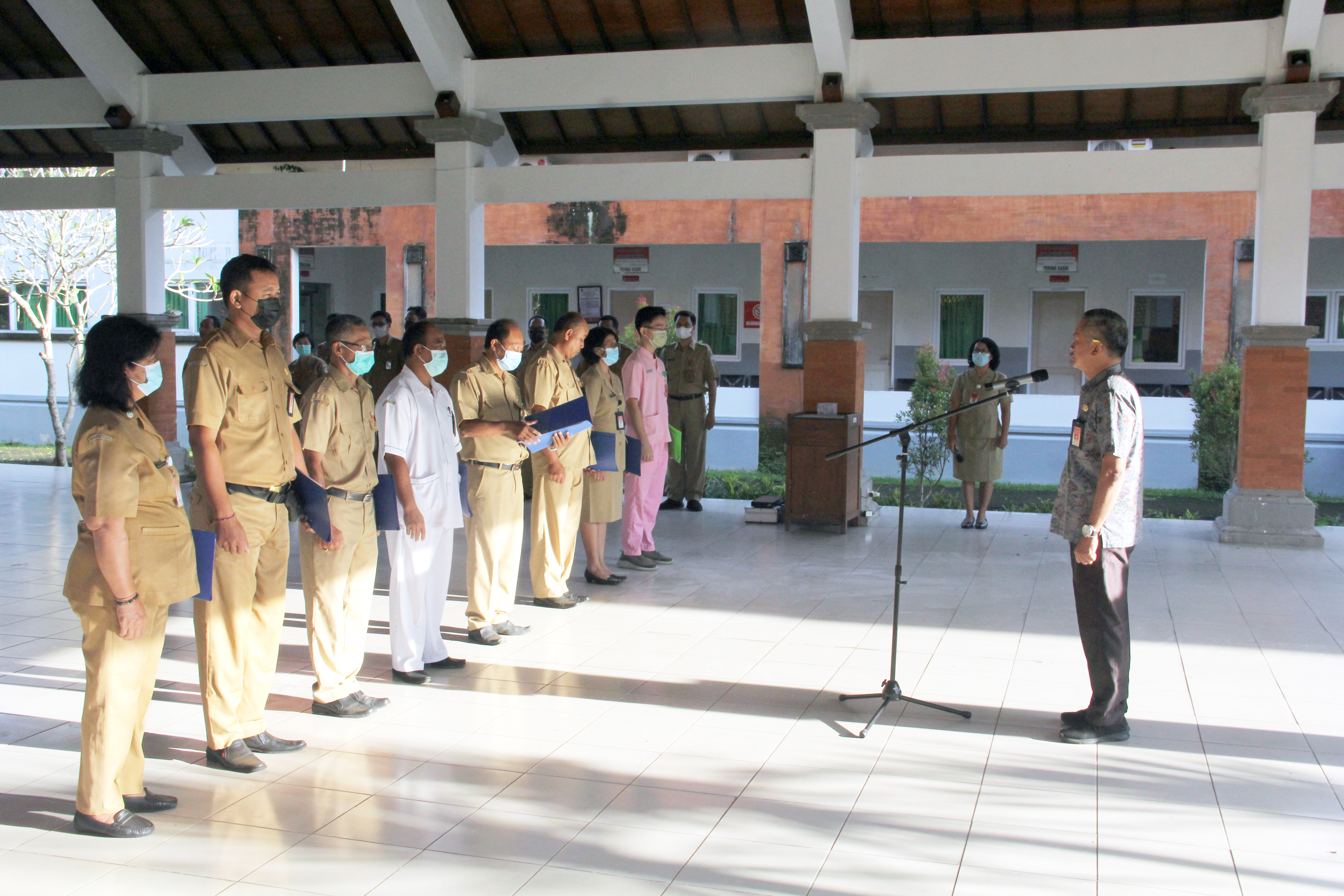 Apel pagi hari ini