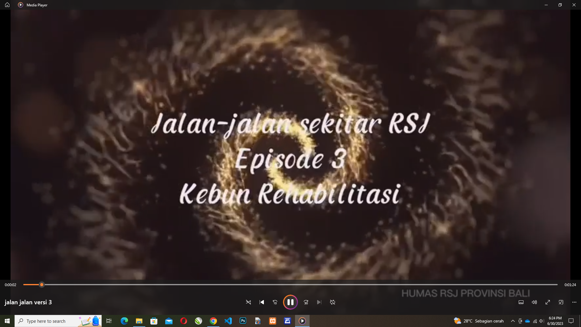 Jalan - jalan sekitar RSJ " Kebun Rehabilitasi "
