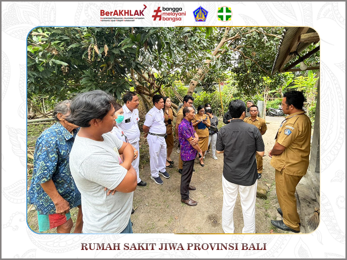 Pembebasan pasung terhadap salah satu pasien ODGJ di Desa Bongakasa , Kec. Abiansemal, Kab Badung
