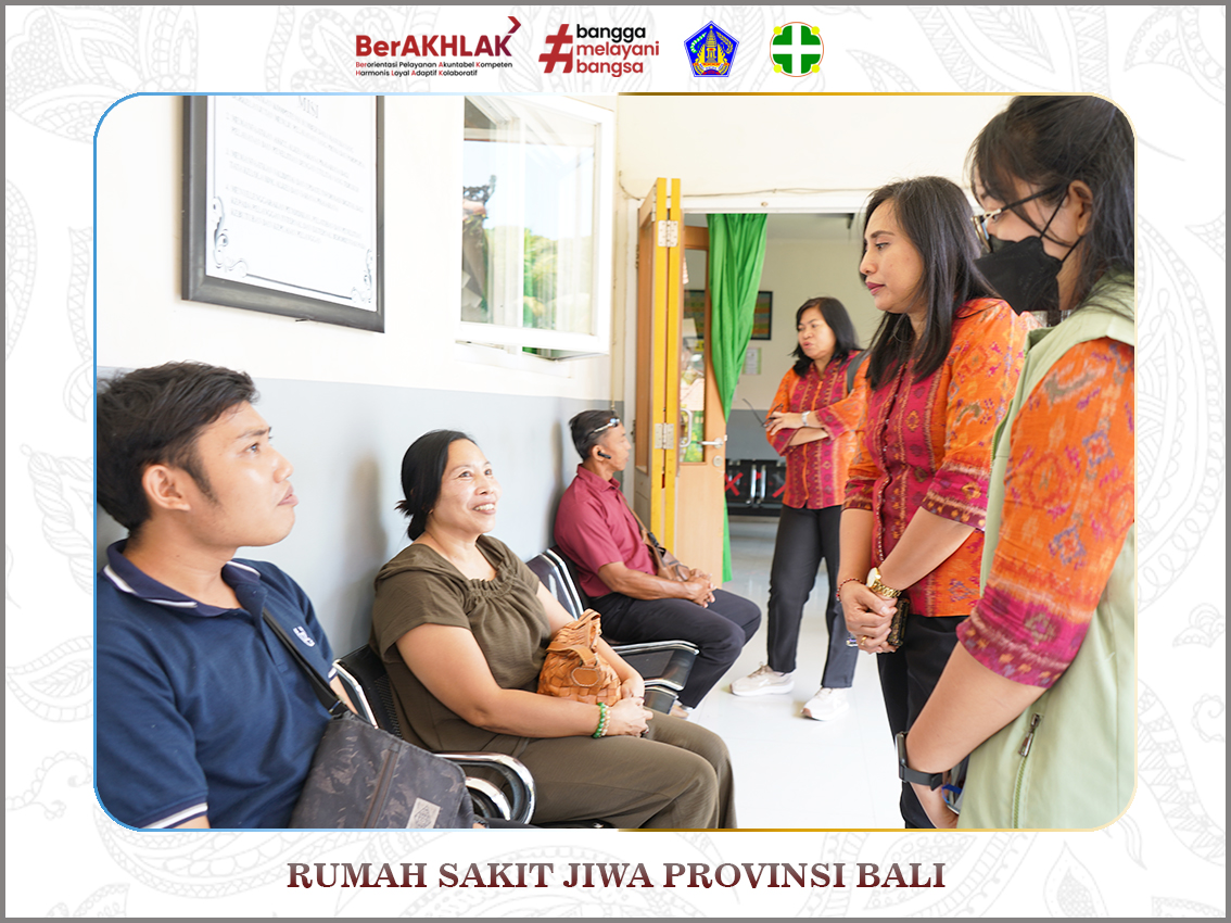 Rumah Sakit Jiwa Provinsi Bali menerima kunjungan rutin dari Petugas BPJS Kesehatan
