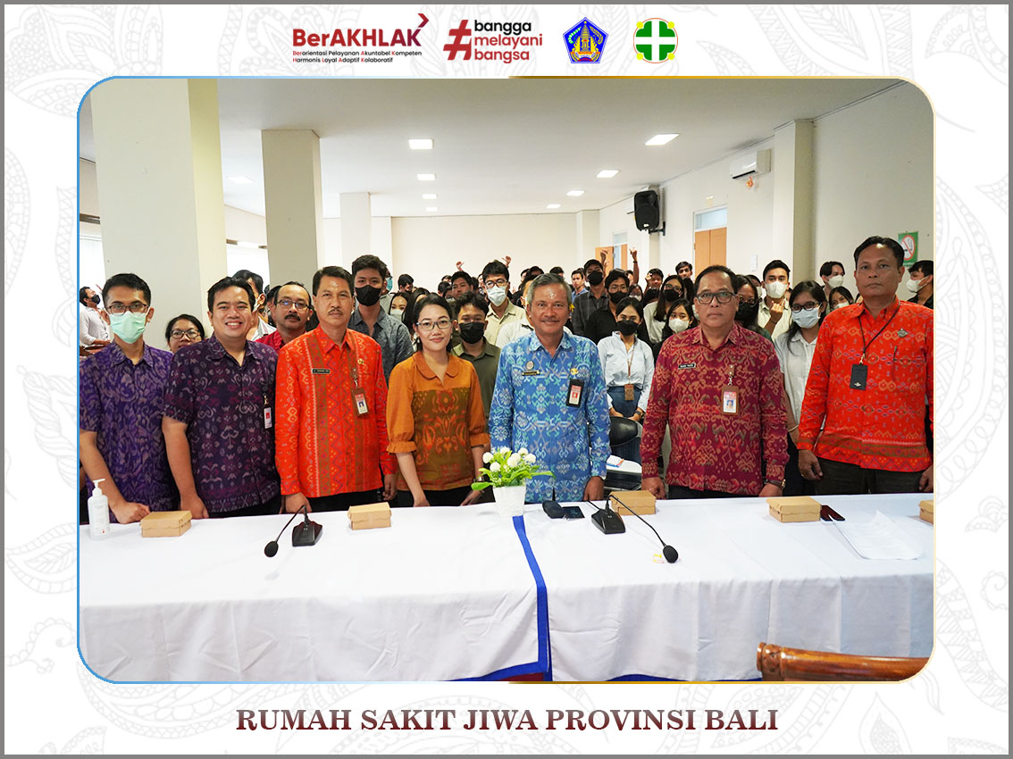 Penerimaan dan orientasi mahasiswa Fakultas kedokteran dan ilmu kesehatan Universitas Warmadewa