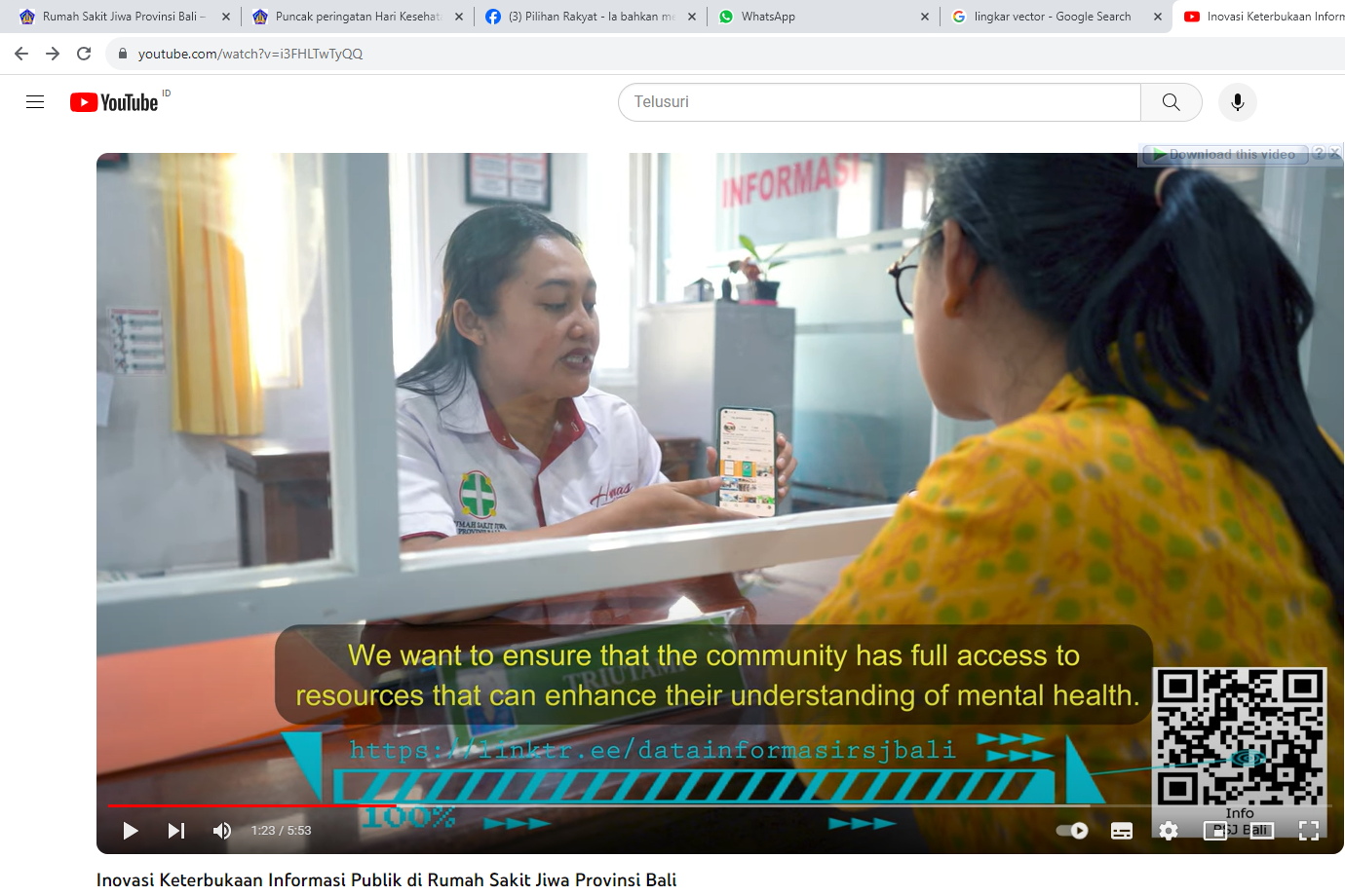 Inovasi Keterbukaan Informasi Publik di Rumah Sakit Jiwa Provinsi Bali