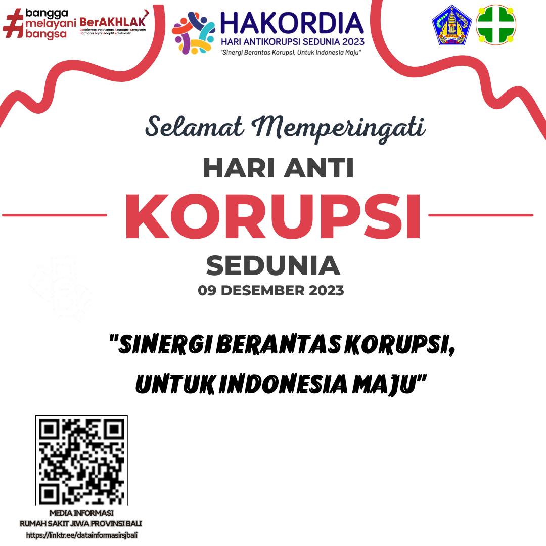 SELAMAT MEMPERINGATI HARI ANTI KORUPSI SEDUNIA