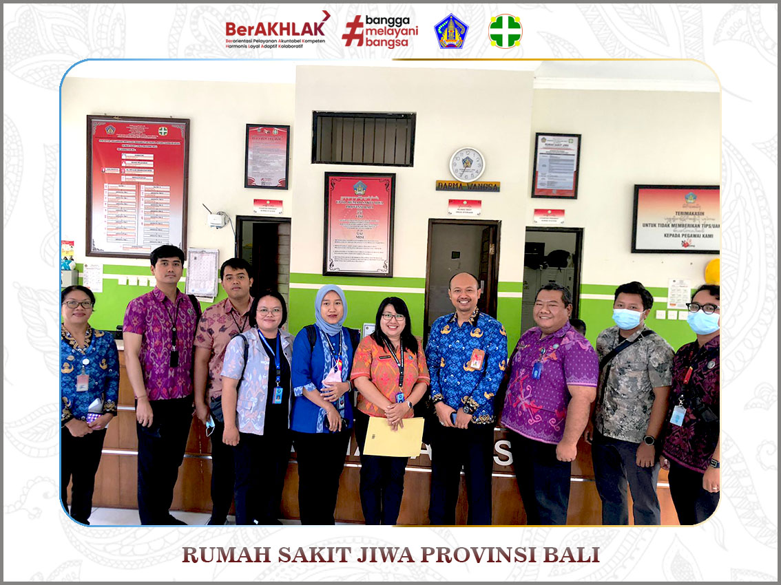Kunjungan kerja dari Badan Narkotika Nasional Kota Denpasar