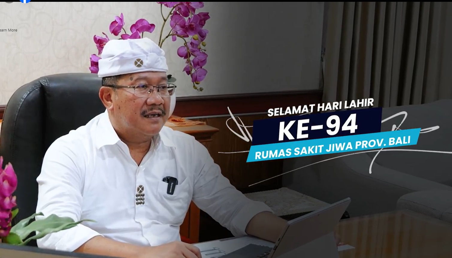 Terimakasih kami ucapkan kepada Dinas Komunikasi, Informatika dan Statistik Prov. Bali atas ucapan dan dukungannya untuk Rumah Sakit Jiwa Prov. Bali.