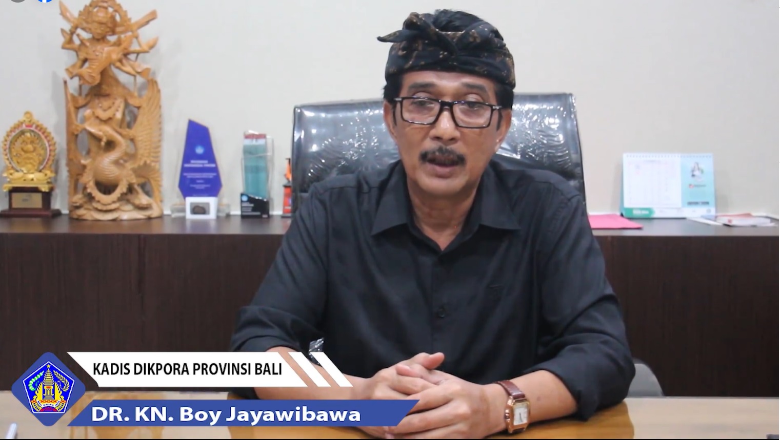 Terimakasih kami ucapkan kepada Dinas Pendidikan Kepemudaan Dan Olahraga Provinsi Bali atas ucapan dan dukungannya untuk Rumah Sakit Jiwa Prov. Bali.