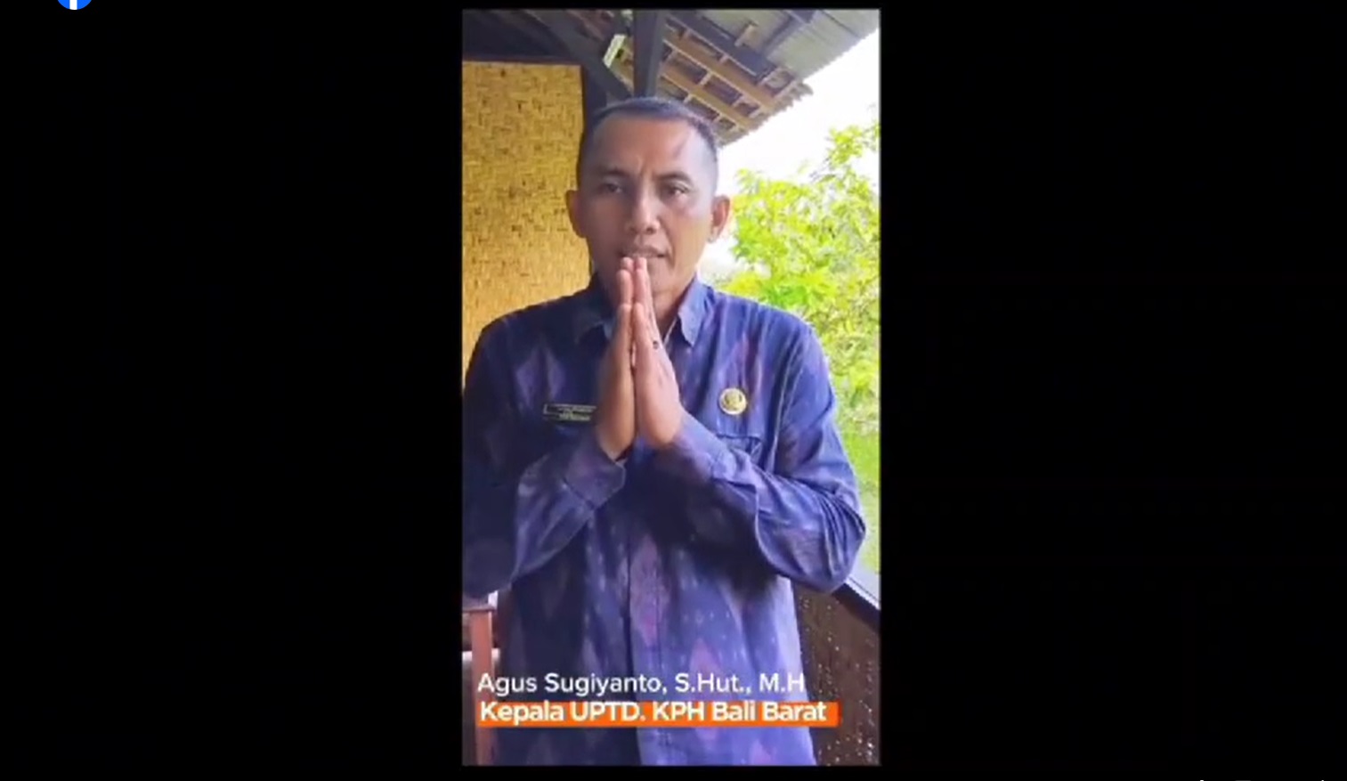 Terimakasih kami ucapkan kepada UPTD. KPH Bali Barat Provinsi Bali atas ucapan dan dukungannya untuk Rumah Sakit Jiwa Prov. Bali.