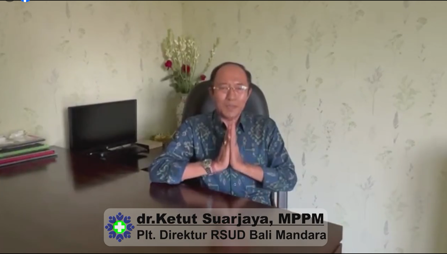  Terimakasih kami ucapkan kepada RSUD Bali Mandara Provinsi Bali atas ucapan dan dukungannya untuk Rumah Sakit Jiwa Prov. Bali.