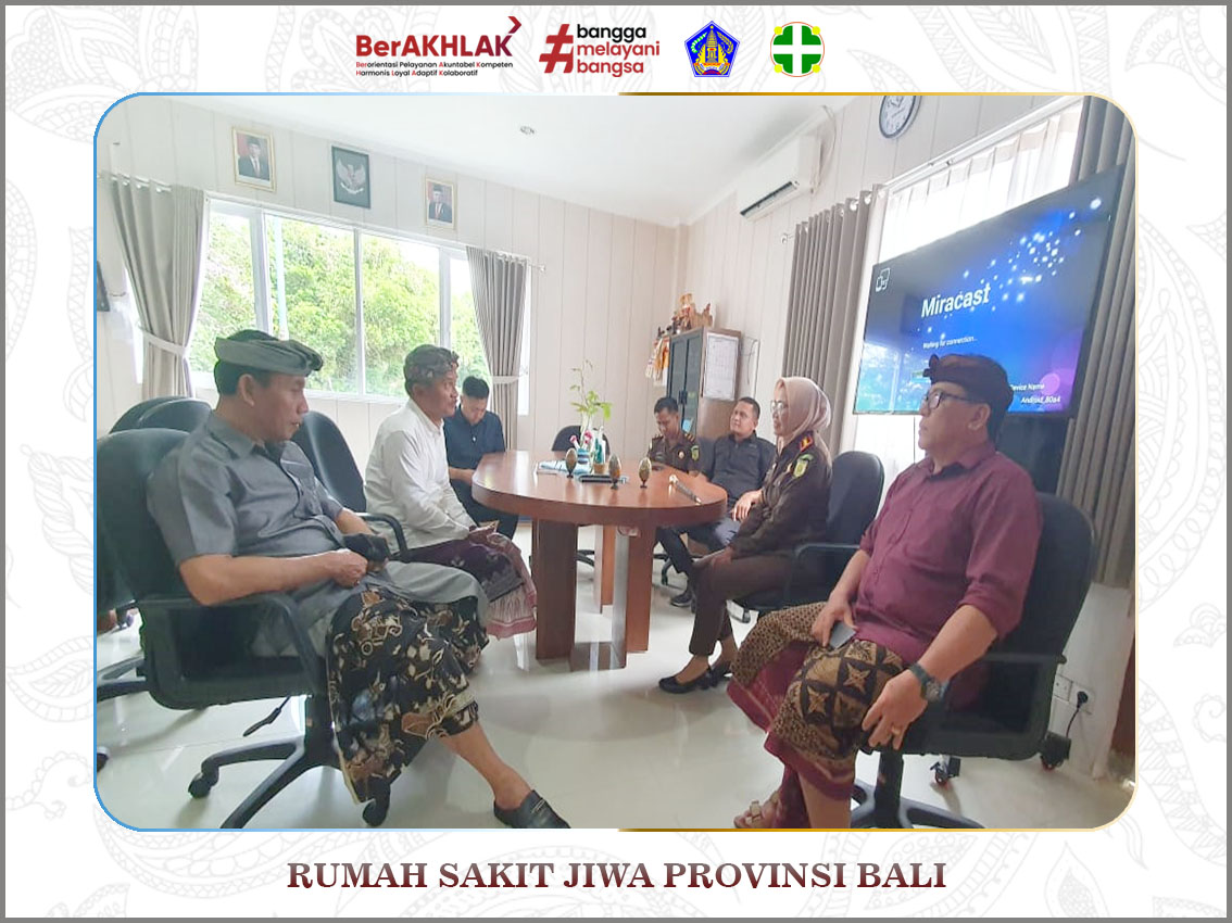 Kunjungan Kajari Bangli ke Rumah Sakit Jiwa Provinsi Bali