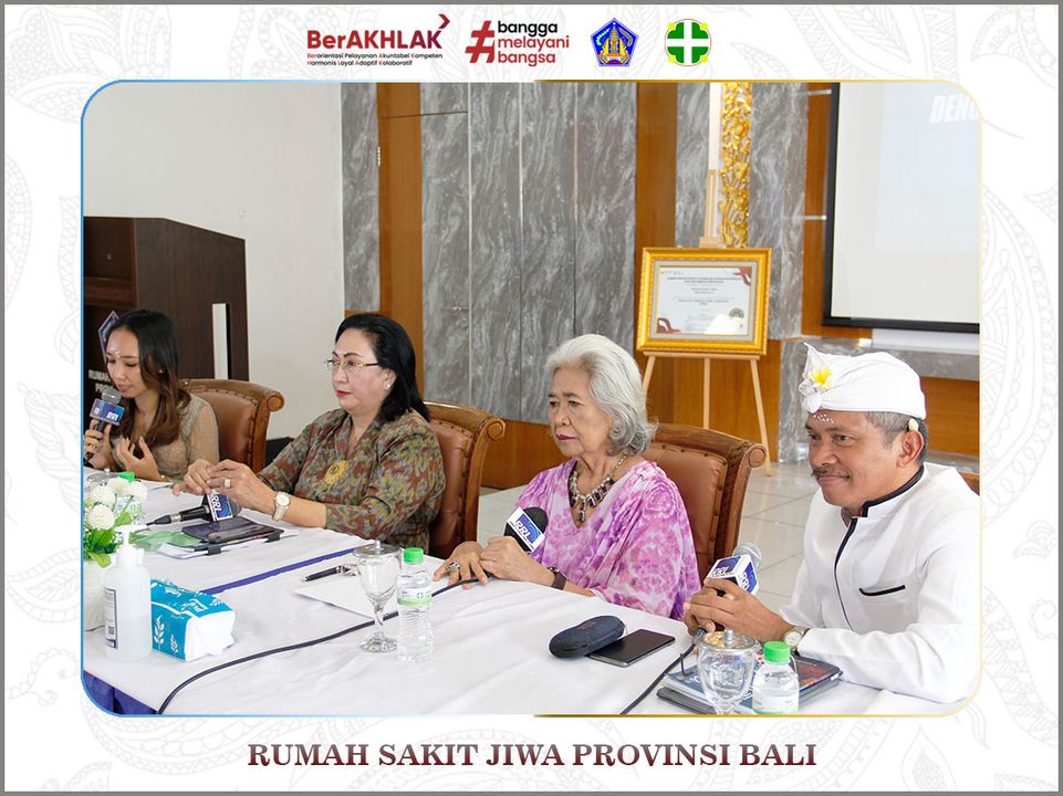Dialog Live Bersama LPP RRI Denpasar bertempat di Ruang Pertemuan Ayodya Gedung Diklat RS Jiwa.
