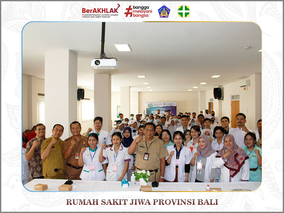 Penerimaan, pembekalan dan orientasi mahasiswa praktik klinik keperawatan Akper Mandiri Bangli